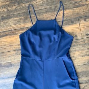 Wayf Navy Blue Jumpsuit
